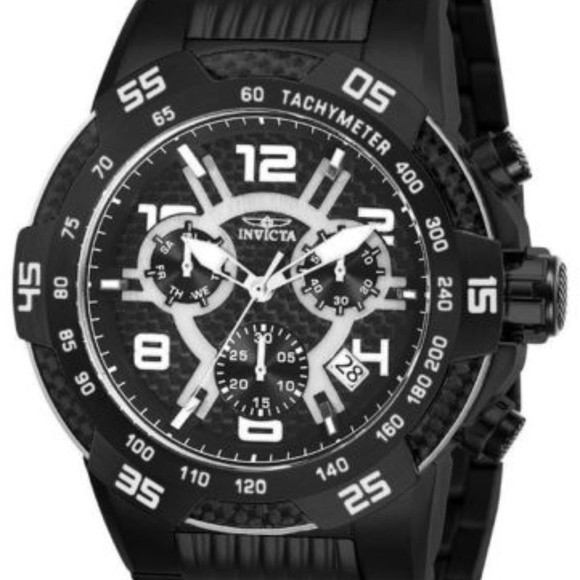 Black Invicta Speedway Men Invicta 25288 Men\'s Speedway Black IP